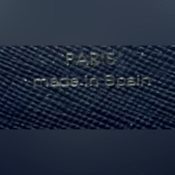 Louis Vuitton Authentic Monogram Navy Mini Lin Continental LV Dust bag & ribbon - Picture 2 of 11